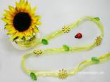 Blumengirlande Flower Field Gelb ohne Draht ca 20mm