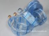 Karoband Spring of Sky Hellblau mit Draht 40mm Karoband Spring of Sky Hellblau mit Draht 40mm