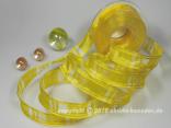 Karoband Spring of Sky Gelb mit Draht 25mm Karoband Spring of Sky Gelb mit Draht 25mm