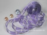 Karoband Spring of Sky Flieder mit Draht 25mm Karoband Spring of Sky Flieder mit Draht 25mm
