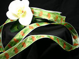 "Flower" mit Draht, Grün/Orange "Flower" mit Draht, Grün/Orange