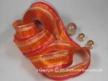 Streifenband San Marco Orange mit Draht 40mm Streifenband San Marco Orange mit Draht 40mm