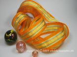 Streifenband Rimini Orange mit Draht 40mm Streifenband Rimini Orange mit Draht 40mm
