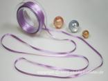 Satinbändchen 6mm Flieder ohne Draht 6mm Satinbändchen 6mm Flieder ohne Draht 6mm