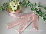 Motivband Country Flower Rosa mit Draht 40mm Motivband Country Flower Rosa mit Draht 40mm