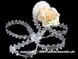 Organzaband Heart Picot Weiß ohne Draht 25mm Organzaband Heart Picot Weiß ohne Draht 25mm