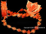 "Magaritengirlande" 25mm, Orange "Magaritengirlande" 25mm, Orange