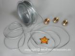 Satinbändchen Silberkante Silbergrau ohne Draht 2-3mm