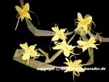 Blumengirlande Daisy Gelb ohne Draht 75mm