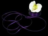 Satinbändchen Violett ohne Draht 3mm Satinbändchen Violett ohne Draht 3mm