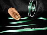 Satinbändchen Dunkelgrün ohne Draht 10 mm