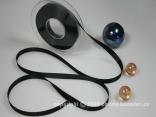 Geschenkband, Dekoband, Schleifenband Satinband Schwarz ohne Draht 10mm Geschenkband, Dekoband, Schleifenband Satinband Schwarz ohne Draht 10mm