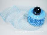 Gitterband Peru Hellblau ohne Draht 50mm Gitterband Peru Hellblau ohne Draht 50mm