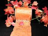 Tischband Fizelene Orange mit Draht ca. 100mm Tischband Fizelene Orange mit Draht ca. 100mm