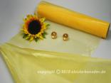 Tischband Organzaband Organza Gelb ohne Draht 280mm Tischband Organzaband Organza Gelb ohne Draht 280mm