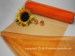 Tischband Organzaband Organza Orange ohne Draht 280mm Tischband Organzaband Organza Orange ohne Draht 280mm
