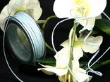 Papierkordel Hellblau mit Draht 2mm