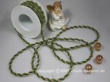 Geschenkband, Dekoband, Schleifenband Kordel 8mm Grün ohne Draht ca. 8mm Geschenkband, Dekoband, Schleifenband Kordel 8mm Grün ohne Draht ca. 8mm