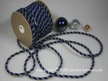 Kordel 6mm Blau ohne Draht 6mm