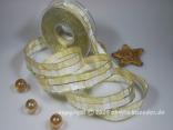 Geschenkband, Dekoband, Schleifenband Weihnachtsband Zauberwürfel Creme mit Draht 25mm Geschenkband, Dekoband, Schleifenband Weihnachtsband Zauberwürfel Creme mit Draht 25mm