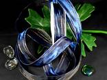 "Gold bestickt" mit Draht Blau/Gold 25 mm "Gold bestickt" mit Draht Blau/Gold 25 mm