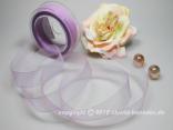 Organzaband Organza Flieder ohne Draht 25mm Organzaband Organza Flieder ohne Draht 25mm