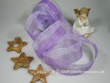 Weihnachtsband Street of Stars Flieder mit Draht 40mm Weihnachtsband Street of Stars Flieder mit Draht 40mm