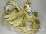 Weihnachtsband Afrika Sand mit Draht 40mm Weihnachtsband Afrika Sand mit Draht 40mm