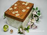 Dose Goldblümchen Creme 95 x 190 x 140mm