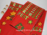 Servietten Frohes Fest Rot Grün 33x33cm 20 Stück