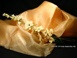 "Organza Stoff" Lachs 145cm
