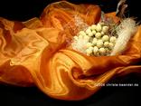"Organza Stoff" Cognac 145cm