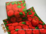 Servietten Apfel GP Rot Grün 33x33cm 50 Stück