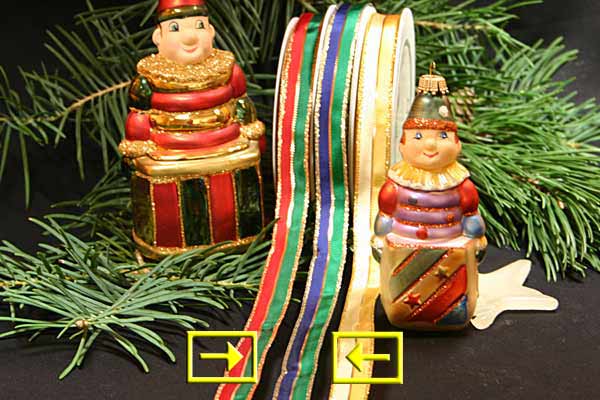 "Petit" mit Draht, 15mm Grün/Blau