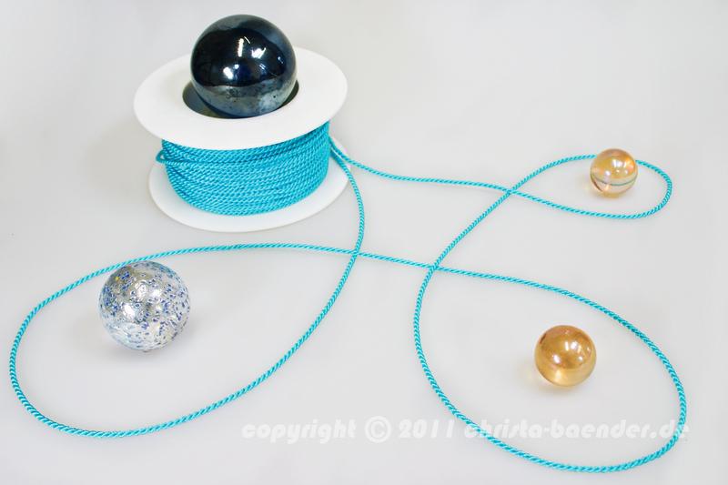 Kordel Türkis ohne Draht 2mm