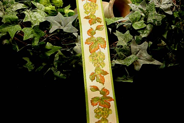 "Hopfen" mit Draht, 40mm Grün/Creme