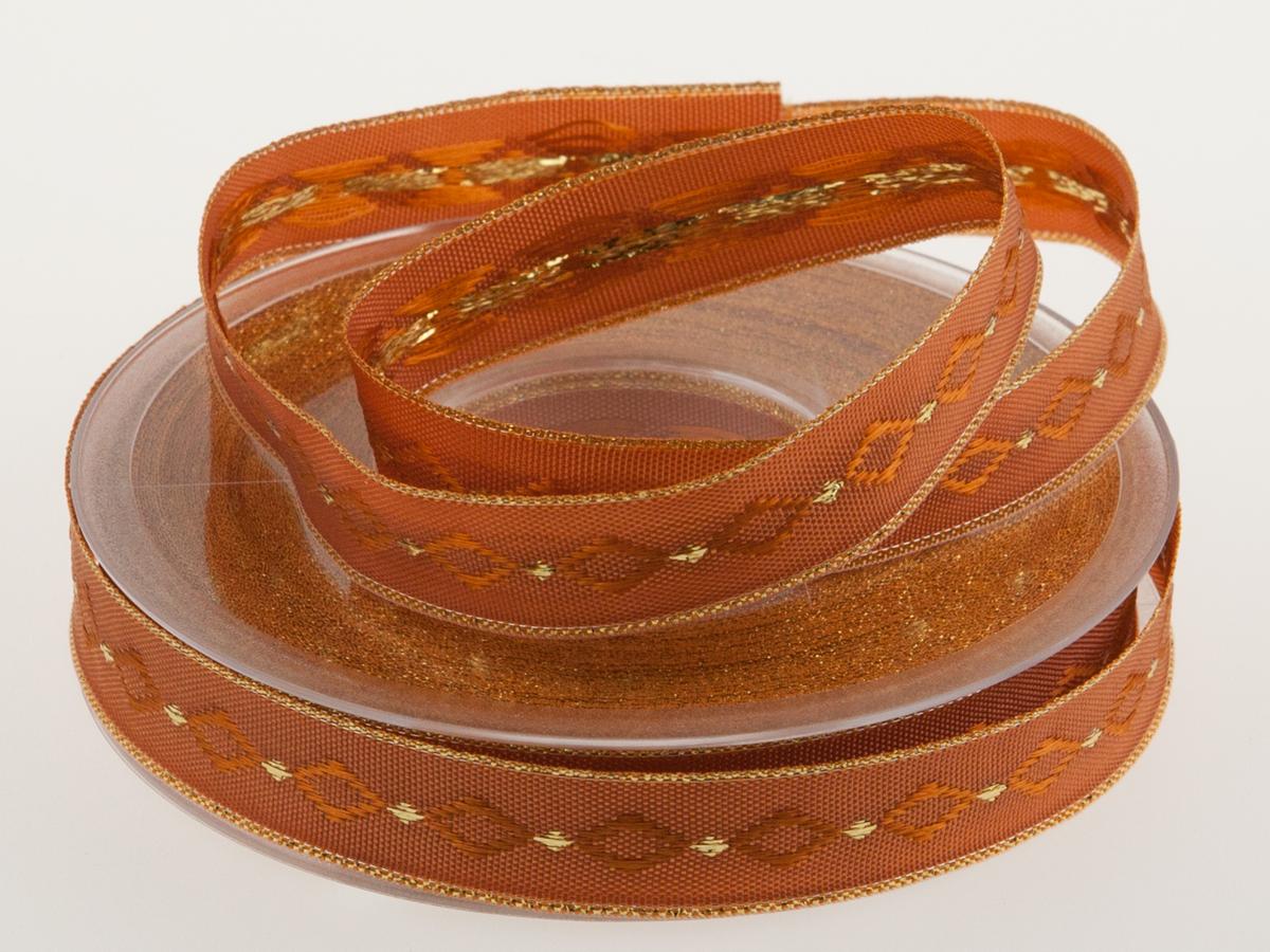 Weichnachtsband Excellent Braun 15mm mit Draht