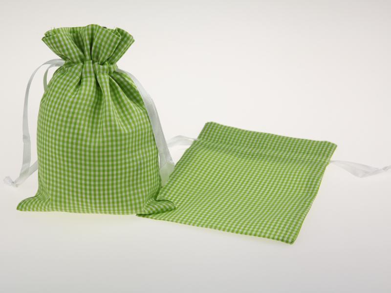 Dekosäckchen 12,5x17,5cm 10 Stück hellgrün