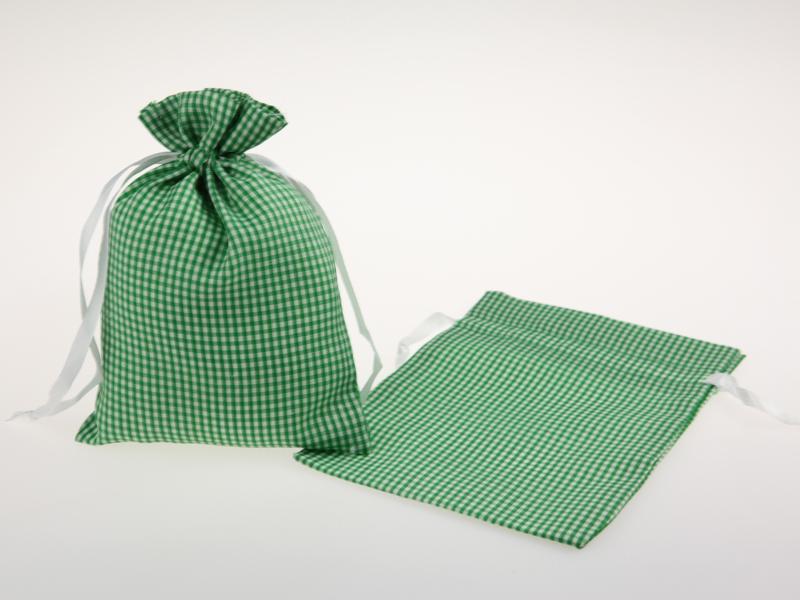 Dekosäckchen 12,5x17,5cm 10 Stück grün