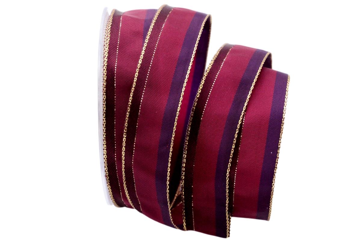 Dekoband Parma pink 25mm mit Angelschnur