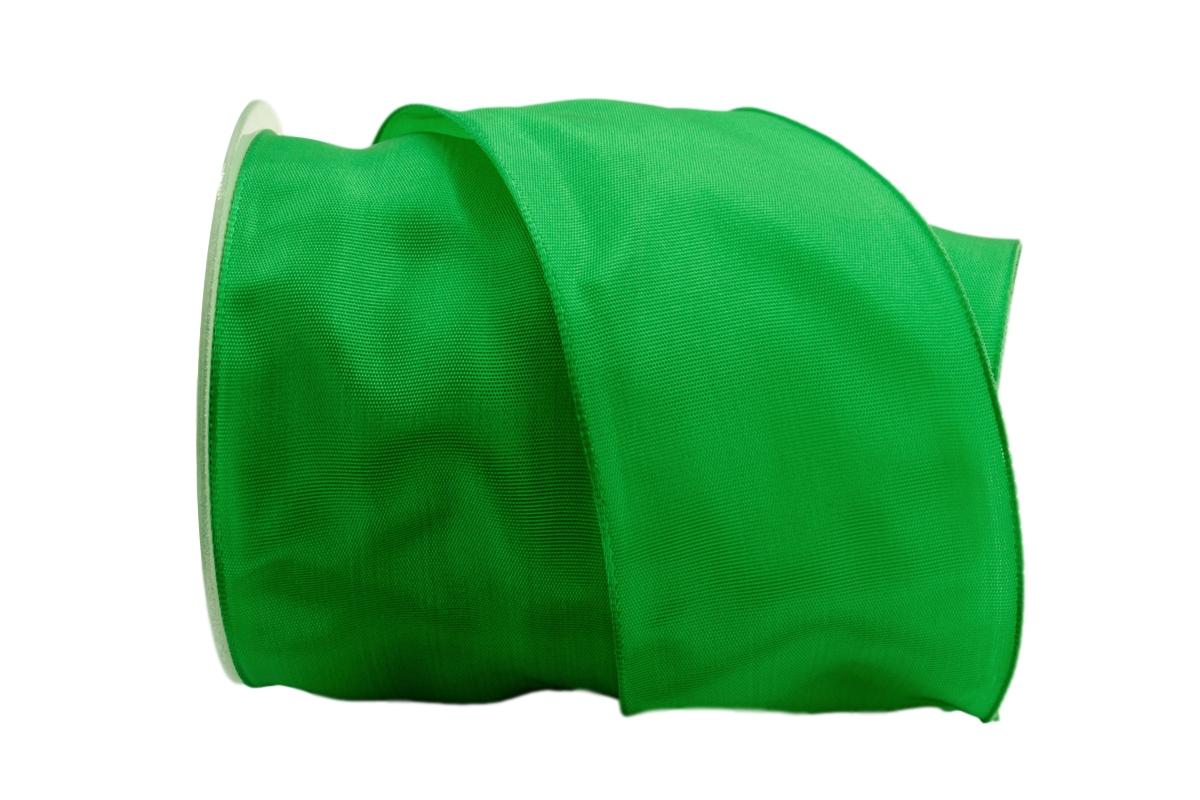 Uniband SONDERFARBE Maigrün 75mm mit Draht