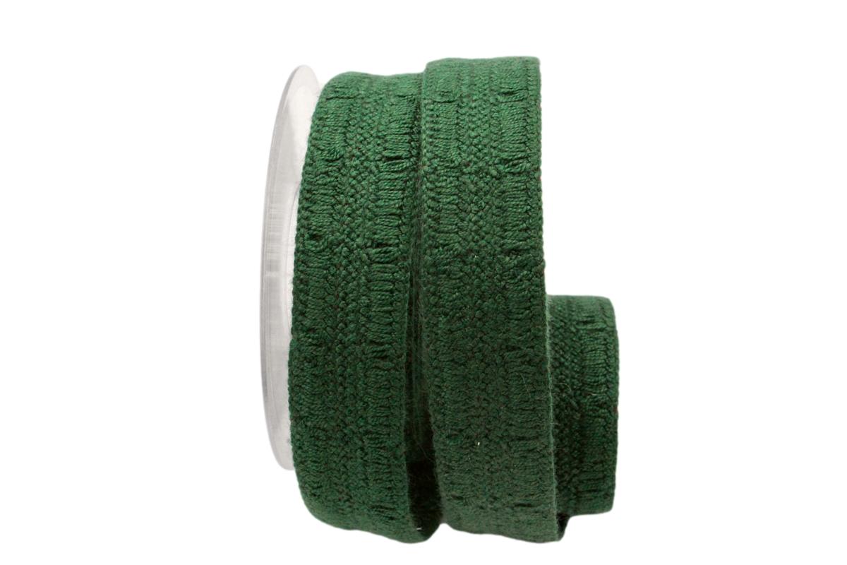 Dekoband Spitze grün ca. 30mm ohne Draht