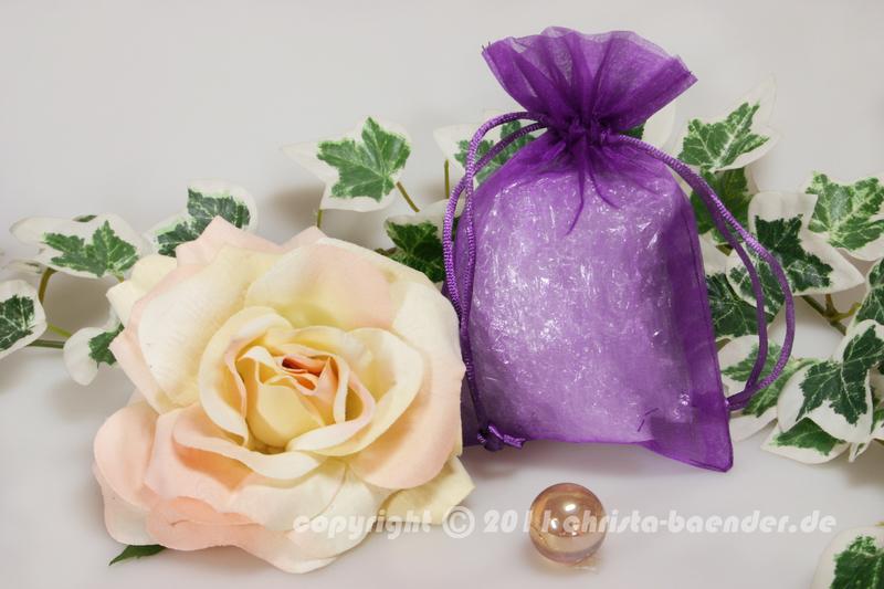 Organzasäckchen 10 x 15cm Lila 10 Stück