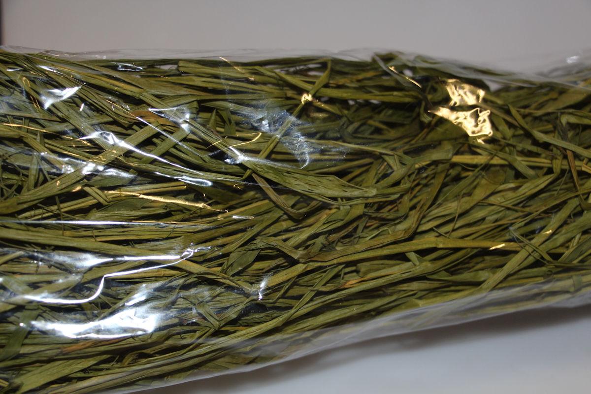 Bast-Fäden Dunkelgrün ohne Draht ca. 1m