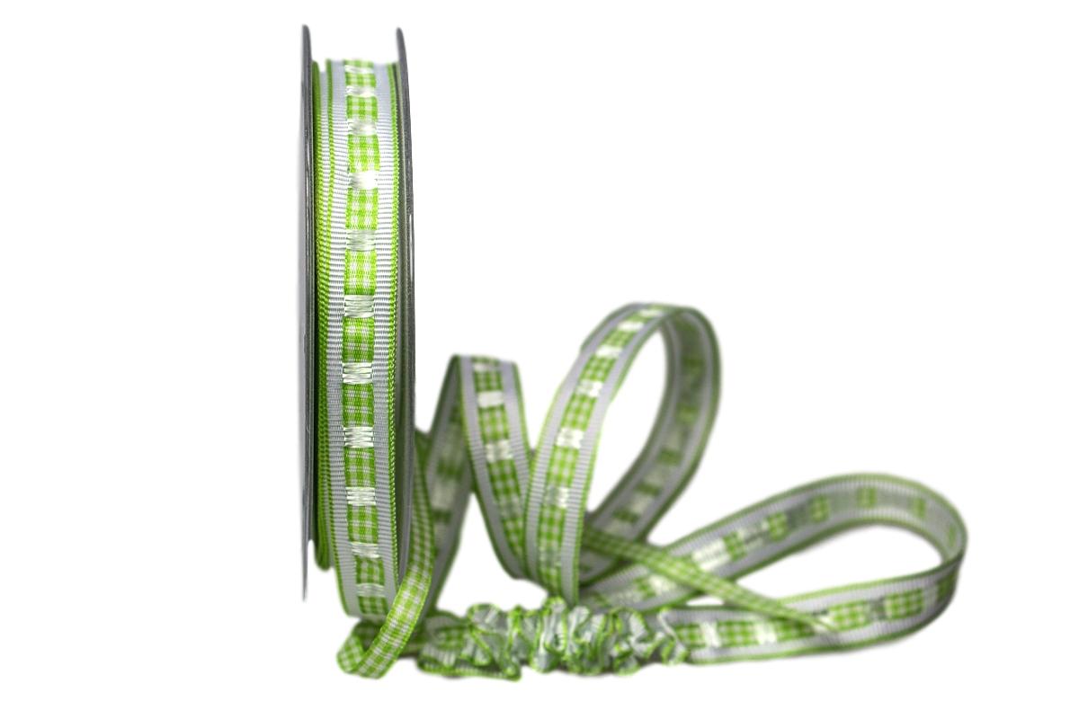 Dekoband Friends hellgrün 15mm ohne Draht