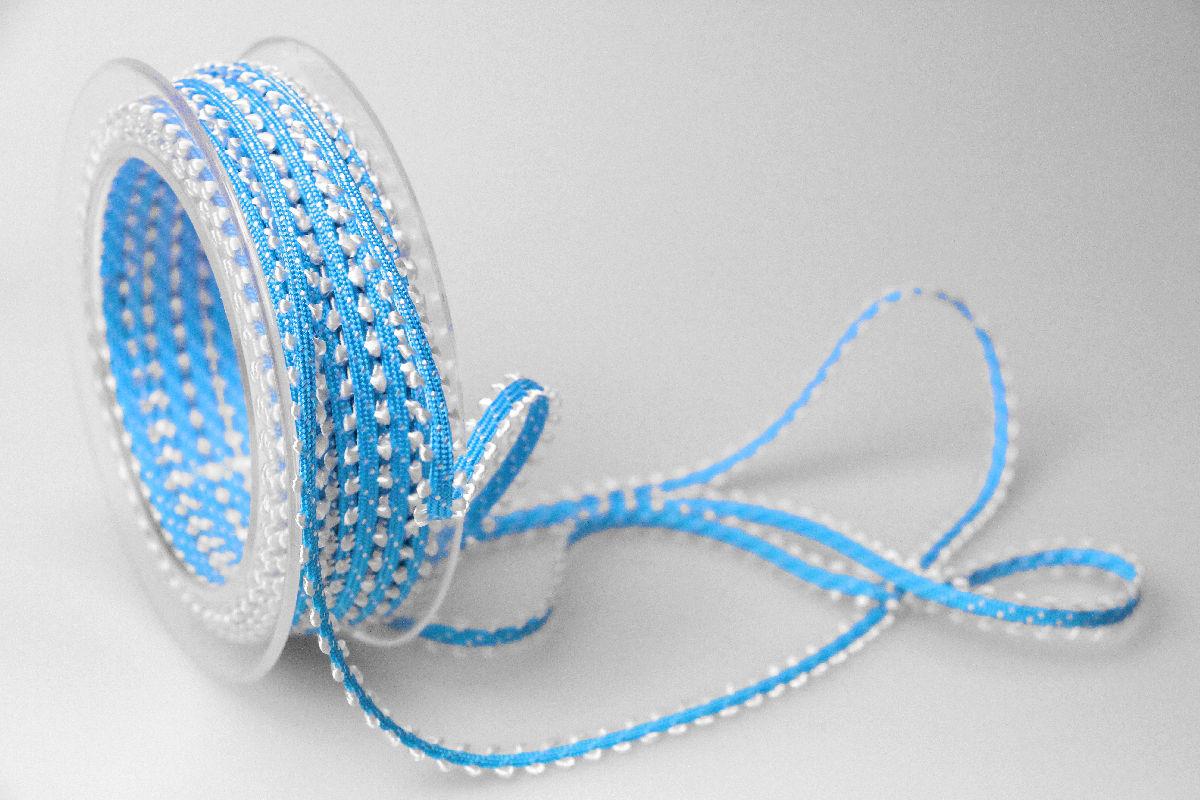 Dekoband Minna 7mm türkis ohne Draht