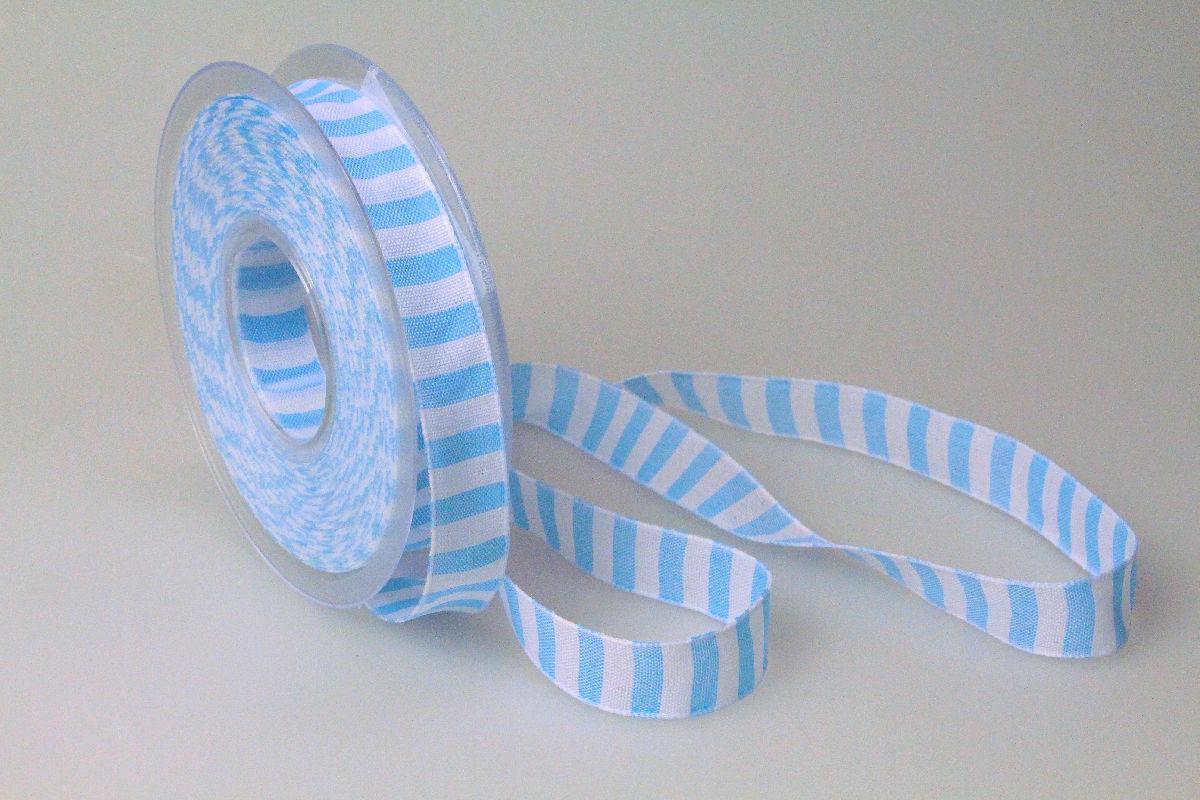 Dekoband Rügen türkis 15mm ohne Draht