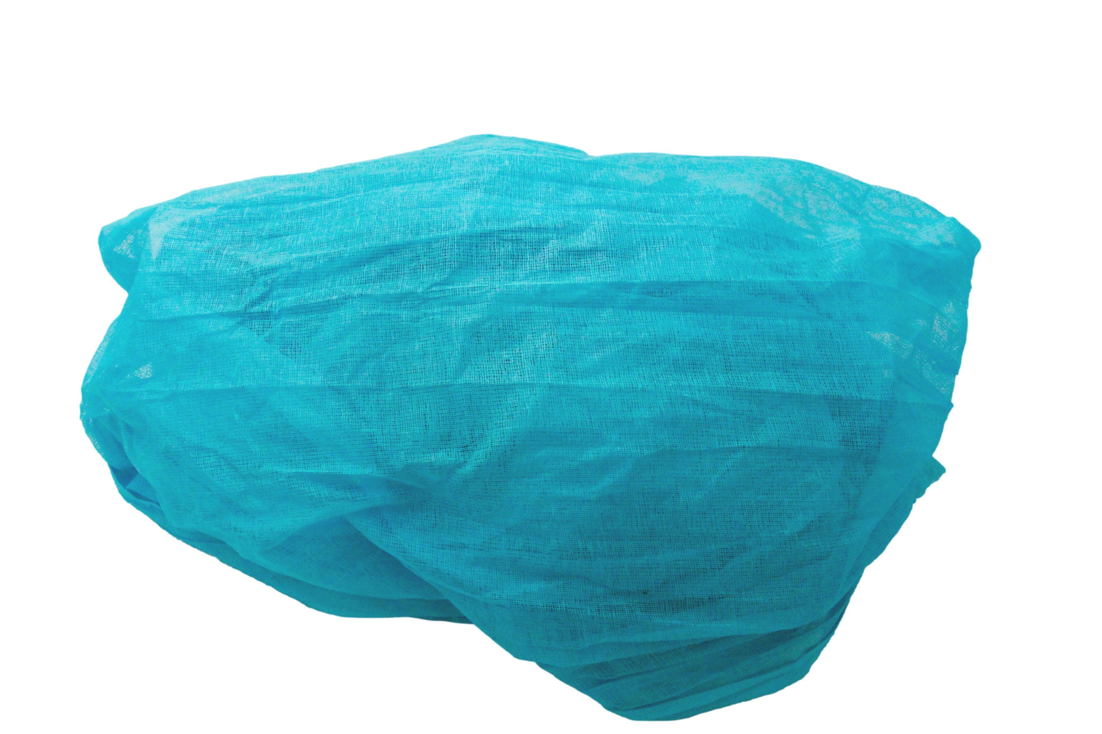 Dekostoff Crinkle türkis 2m