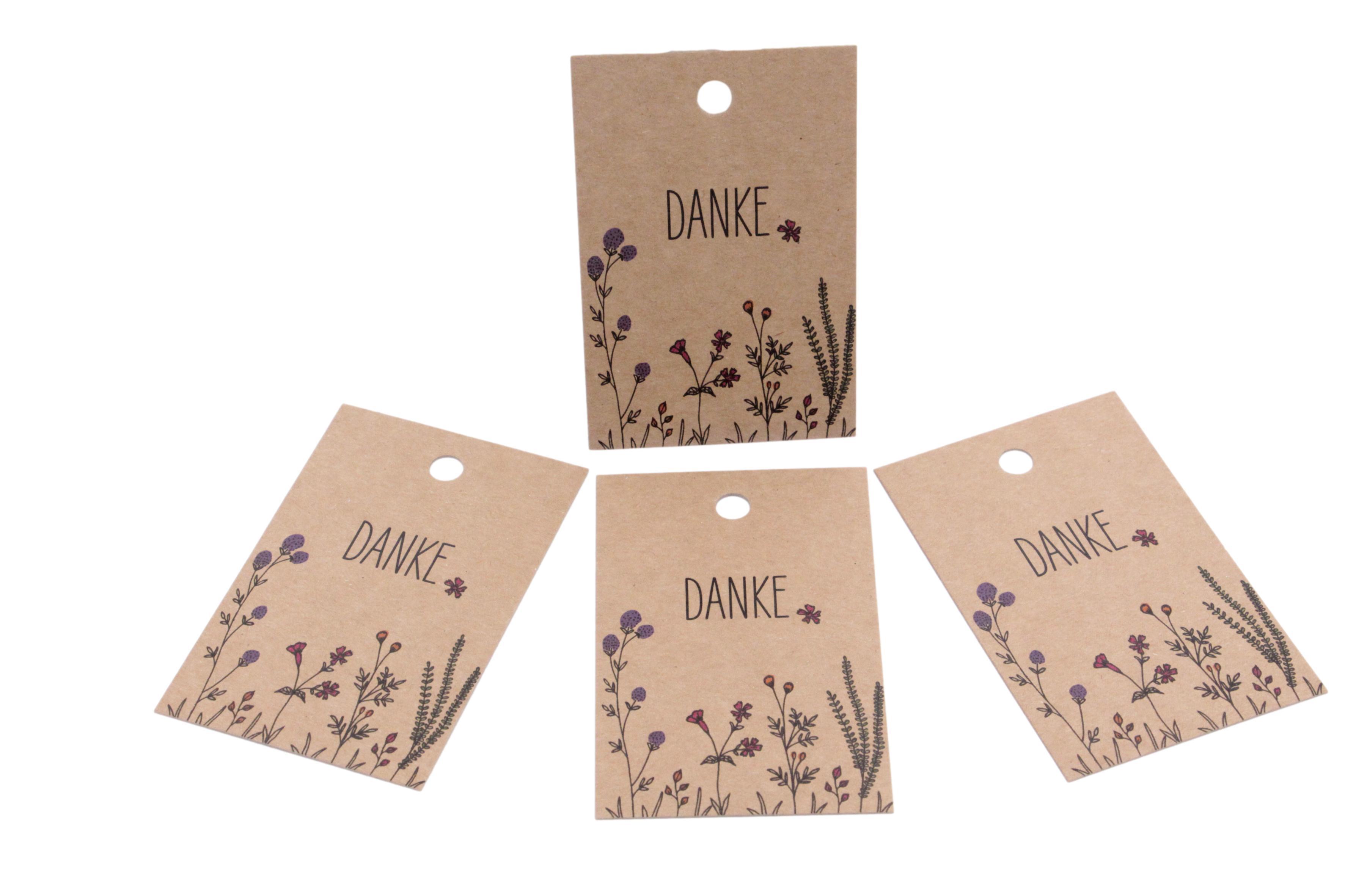 Geschenkanhänger "DANKE" 20 Stück