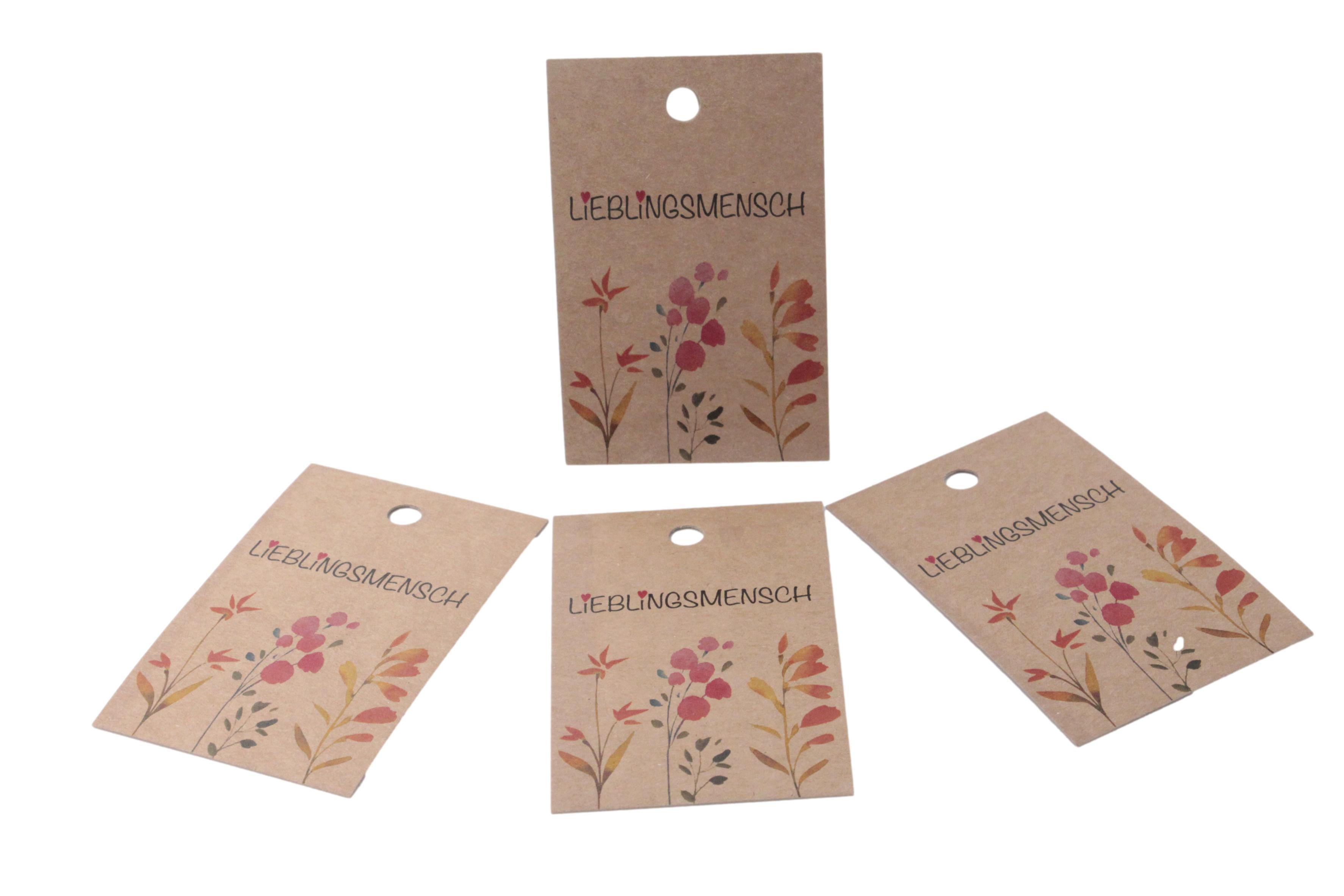 Geschenkanhänger "Lieblingsmensch" 20 Stück